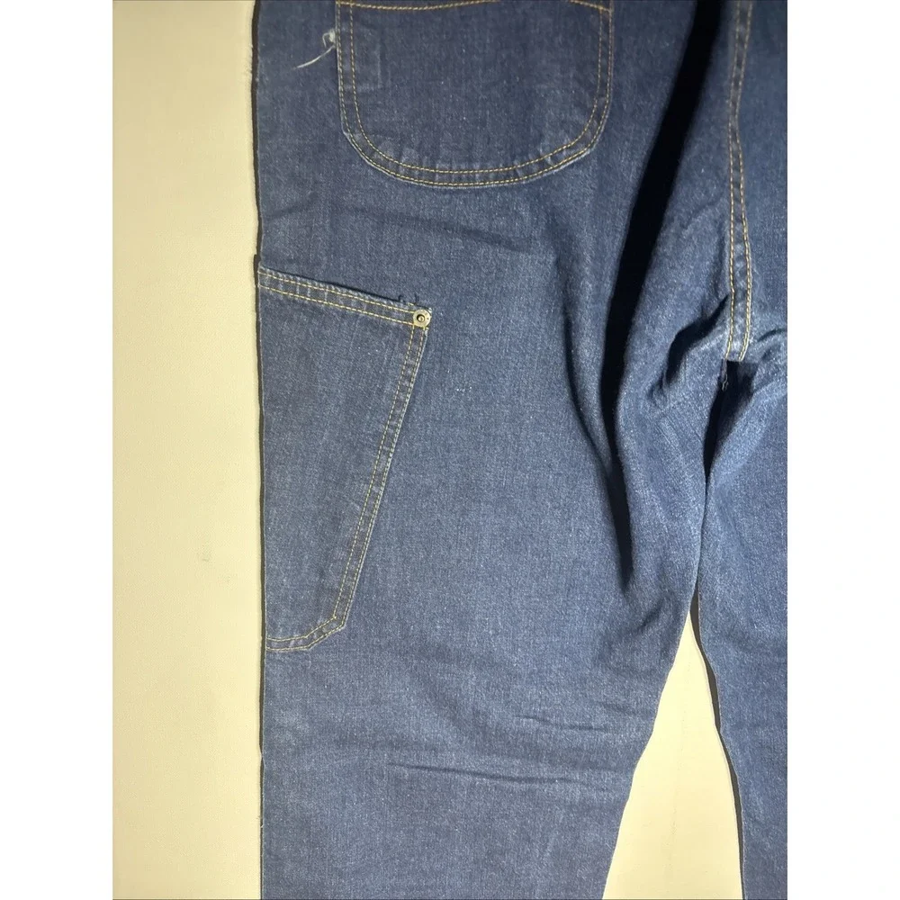 Polo Western Ralph Lauren Carpenter Jeans Double Knee Utility Denim 30x36 HQ 713